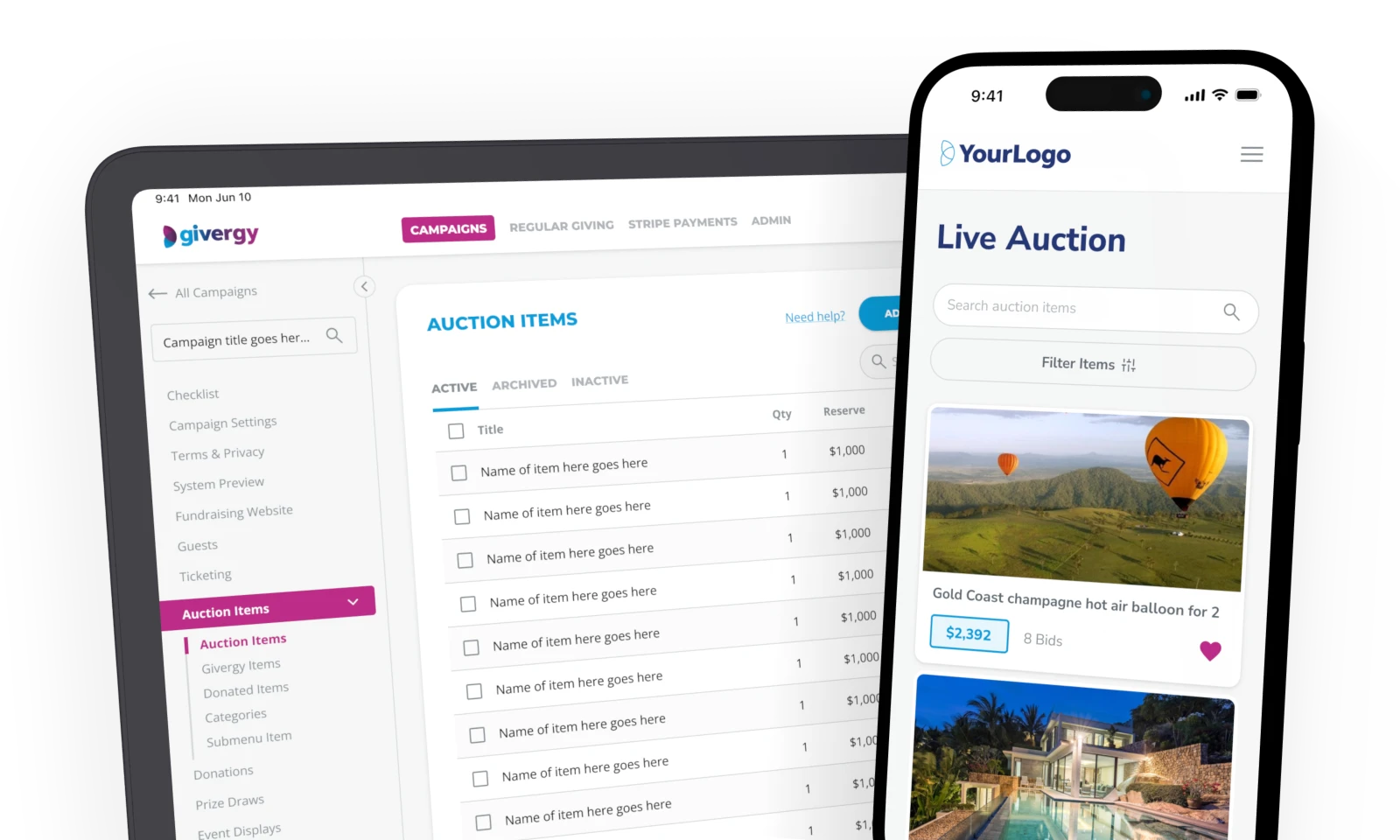 Live Auctions