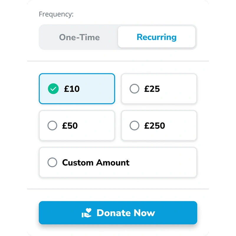 recurring donation